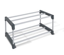 Полка обувная SHT-SR3 серый/темно-серый