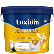 Краска Ultra Resist для кухни и ванной полуматовая BW (5л) Dulux / Luxium