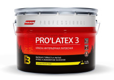 Краска латексная PRO'LATEX E3 матовая (9л) Parade
