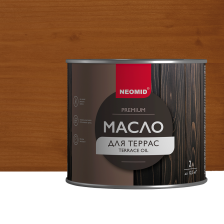 Масло для террас TERRACE OIL Premium Орех (2л) Неомид