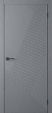 Полотно дверное ДГ 900 ДЮНА Мистраль кромка AL черная, врезка под защелку 96 (Uberture)