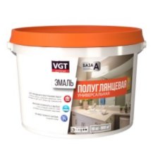 Эмаль ВД-АК-1179 супербелая полуглянцевая база А (10кг) ВГТ