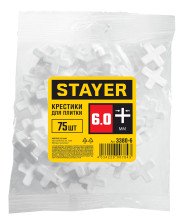 Крестики  для кафеля  6мм 75шт STAYER 3380-6