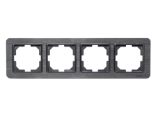 Рамка 4-м Arvia "Lavin" антрацит (21 26 4000 024)