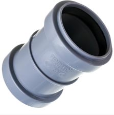 Муфта двухраструбная ПП канализационная D 50 ПОЛИТЭК (100)