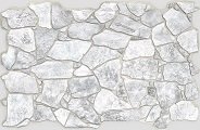 Панель пластик камень Дикий серый 992х648х0,6мм