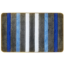 Комплект ковриков для ванной комнаты BANYOLIN SILVER из 2-шт 60х100/50х60см LINE 11мм (голубой) 1/25
