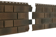 Сайдинг цокольный Стоун-хаус Клинкер Нордик лава (0,292х1,95) ЮП (15)