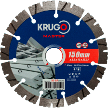 Диск алмазный 150х22,23х2,2х12 сегментный по бетону PRO KRUGO MASTER 8105 1500251