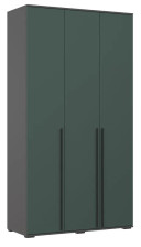 Шкаф 3-створчатый Норд (1200) Изумрудный/Графит
