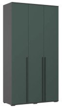 Шкаф 3-створчатый Норд (1200) Изумрудный/Графит