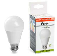 Лампа светодиодная Е27 12W/4000 А60 Feron