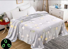 Плед велсофт в чемодане Bamboo Neon 015-PBN 180х200 Cleo