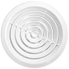 Решетка вентиляц. 100ДФ-TRU с фланцем d=100