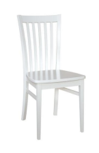 Стул Комфорт с жестким сидением белая эмаль