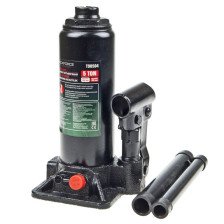 Домкрат гидр бутылочный 5т с клапаном (195-395мм) ROCKFORCE RF-T90504(DS)