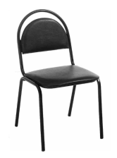 Стул "Стандарт" (Кожа искусственная, PV, 1 (черный), BL)