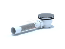 Сифон для душевого поддона 1 1/2х90, h=65мм c гофрой 40/50 АНИ Е325С