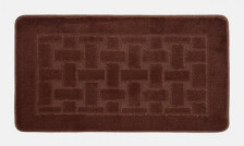 Коврик для ванной комнаты BANYOLIN CLASSIC из 1 шт 60х100см 11мм (темно-коричневый) 1/40