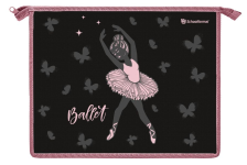 Папка для тетрадей 1 отд А5 Schoolformat Балерина пластик, картон, на молнии