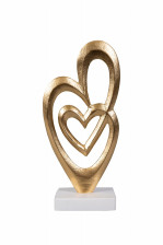 Статуэтка Сердце золото