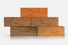 Кирпич лицевой одинарный FLASH Аккорд (Коралл) Красная гвардия