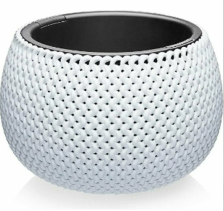 Кашпо Lace 2,3л белое