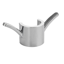 Крючок двойной для стоек с тропическим душем 3335 пластик/хром