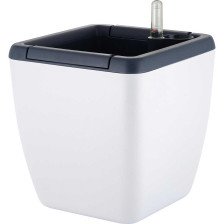 Горшок InGreen Munchen 19х19х20.5см,5л с внутр вставкой 2.2л, квадрат, утренний туман