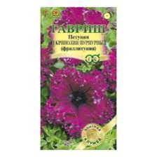 Семена Петуния бахромчатая Кринолин пурпурный F1 проб 5шт(Гавриш)