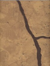 Панель стеновая (1,22х2,44) "Камень Алатау" коричневый