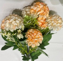 Букет Гортензия 30см (персиковый) 993-0490