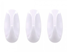 Набор крючков 3 шт самокл 5,5 х 2,5 см 17617