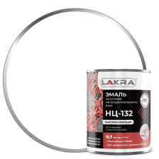 Эмаль НЦ-132 белая (0,7кг) Лакра