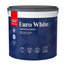 Краска для потолков EURO WHITE А (2,7л) TIKKURILA / TIKKIVALA
