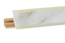 Плинтус для столешниц 23мм мрамор каррара KORNER 3м