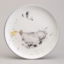 Тарелка закусочная 21 см LEFARD FUNNY HENS 358-2297