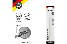 Сверло по металлу 8,0х117х75мм Kranz Стандарт+ P6M5 M2 KR-91-0536