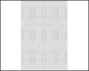 Ковер NIRVANA дизайн B0834A white-grey 1,2х1,7м