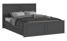 Кровать Престиж-1 1,6м Графит/Графит структурный