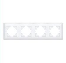 Рамка 4-м С1040-001 белый