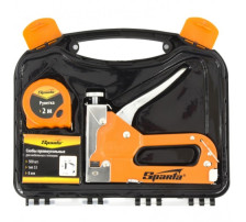 Набор степлер тип 53, скобы 6-14мм, рулетка SPARTA 42003