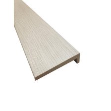 Наличник телескоп (деталь) 10х70х2150 экошпон Дуб белый (Luxor)
