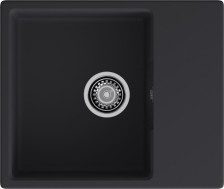 Мойка 580х490 искусственный камень черный GF-UR-658L