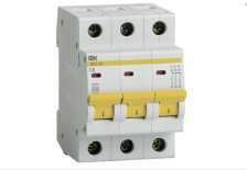 Выключатель автоматический IEK  3р 6А