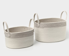 Набор корзин ручного плетения 2 шт 9946520