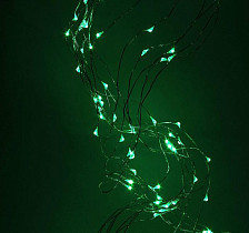 Гирлянда"Конский хвост"LED зеленая