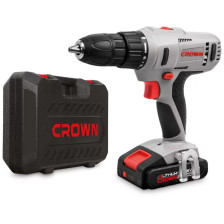 Шуруповерт CROWN аккумуляторный CT21056LH-2 BMC 18V 2А/ч 2 аккумулятора