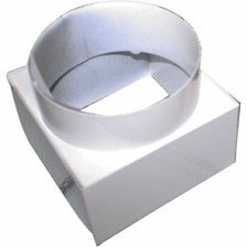 Переходник ГШ 110/120 (ВР-3) белый