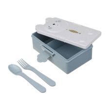 Ланч-бокс 17х12х6см , Мишка ложка-вилка 829-222